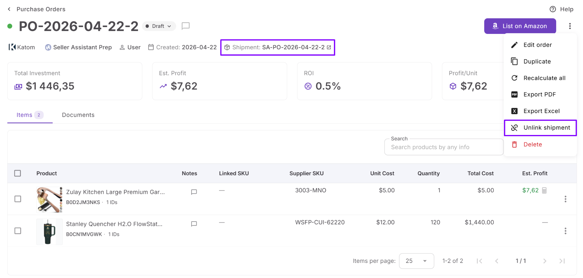 Step 6. Manage your integration