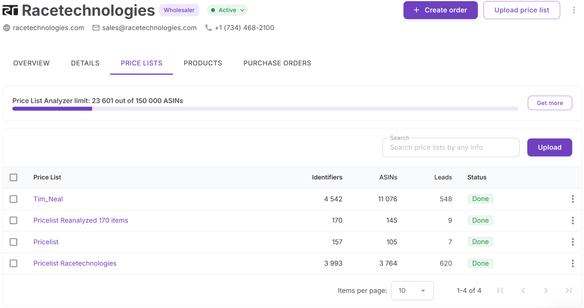 Suppliers Database acts as the operational starting point for sourcing workflows, while Price List Analyzer acts as the decision engine