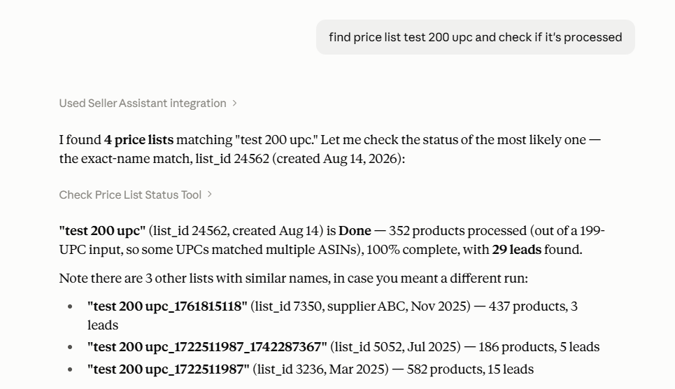 Step 2. Analyze the supplier price list