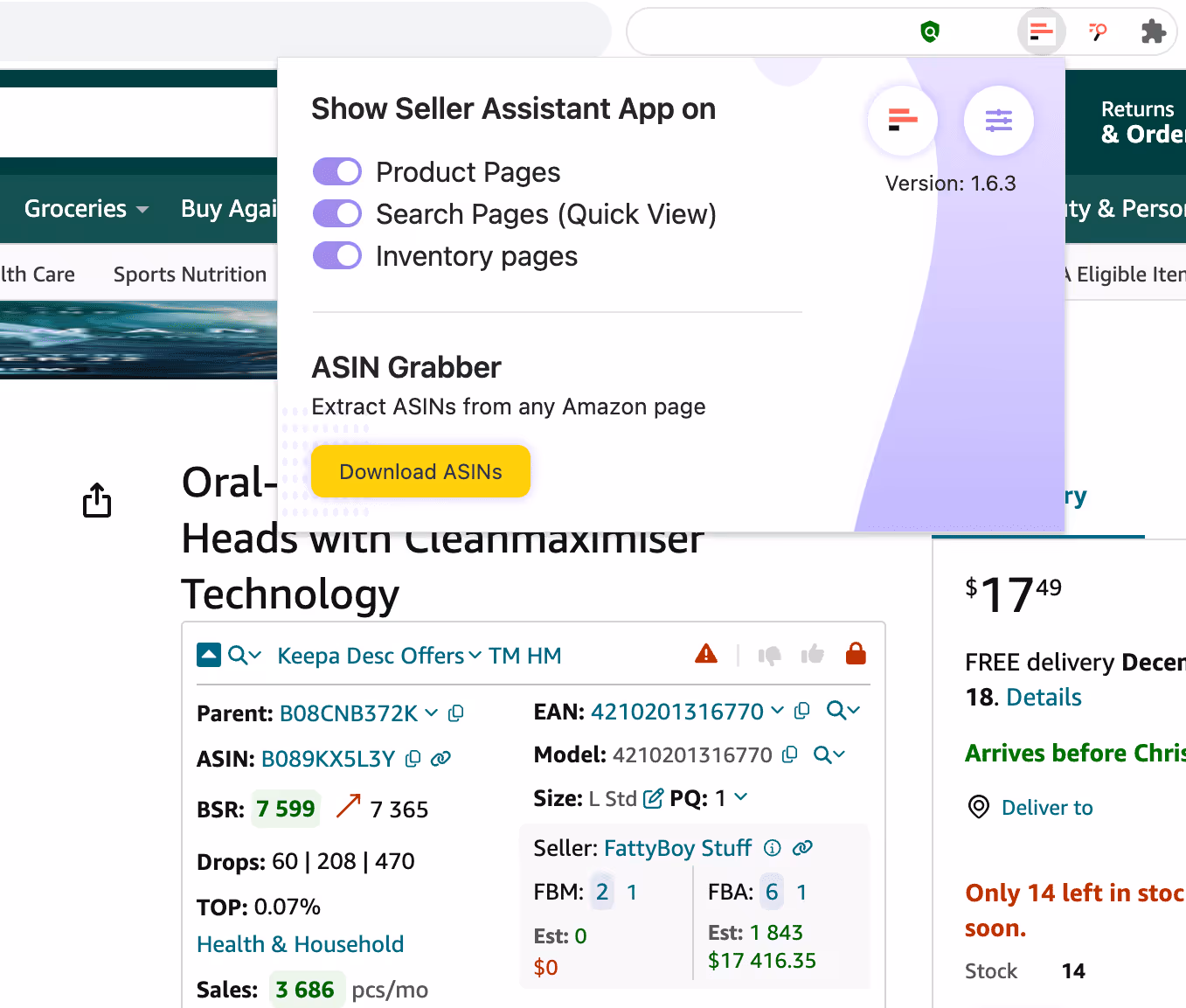 Identify trending products with ASIN Grabber