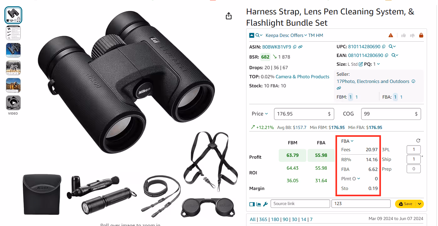 Account for all Amazon fees with FBM and FBA Calculator