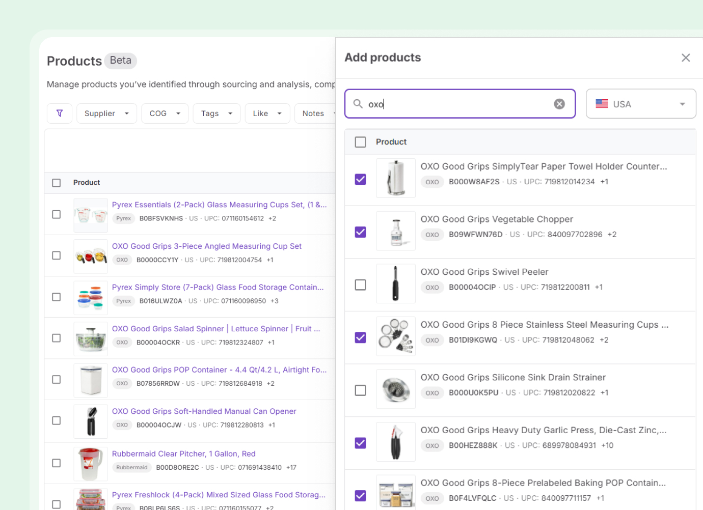 Add products to catalog
