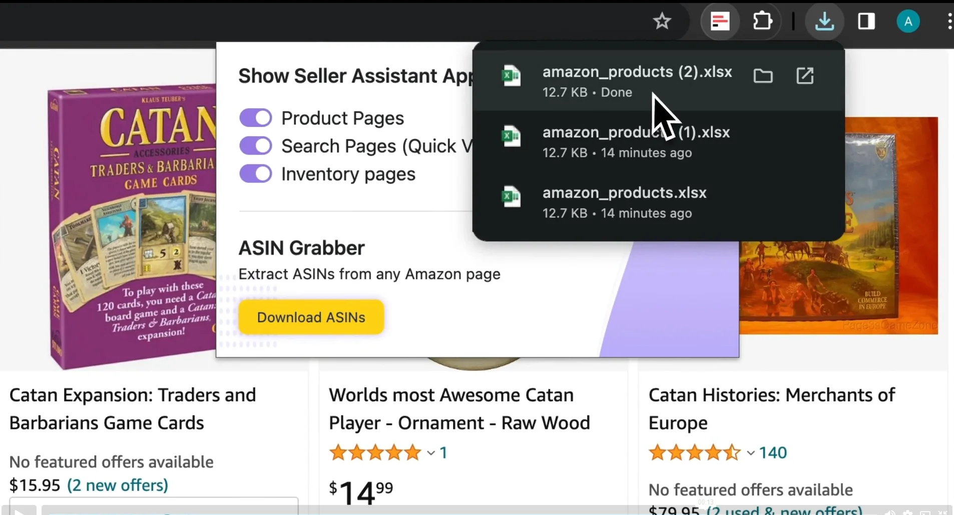 Scrape niche best-sellers with ASIN Grabber