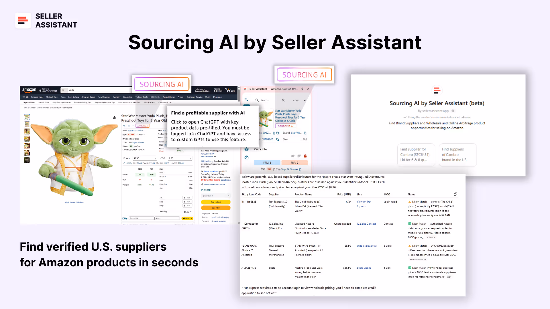 Sourcing AI by Seller Assistant by Seller Assistant
