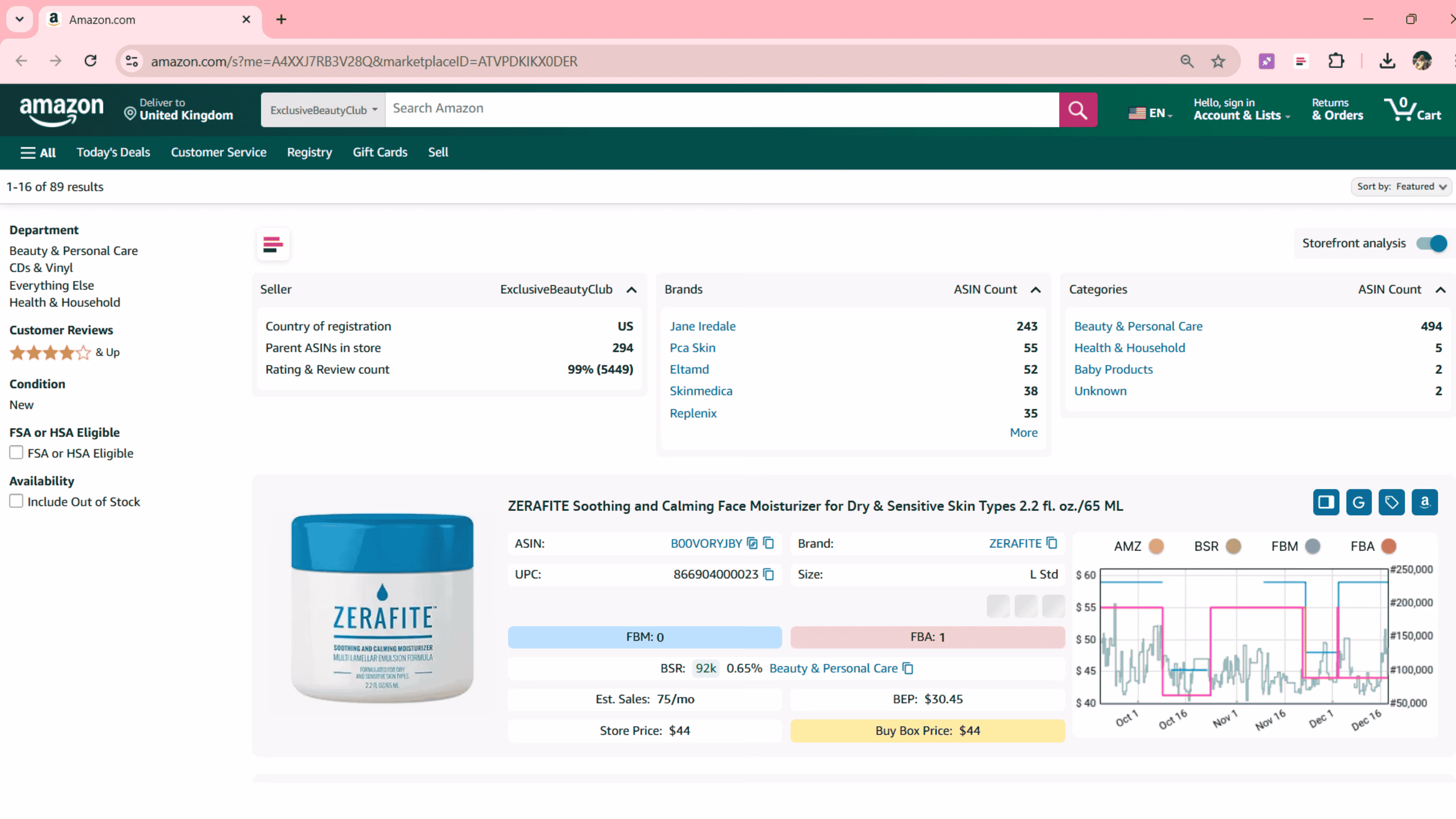 Make informed sourcing decisions with Variation Viewer by Seller Assistant