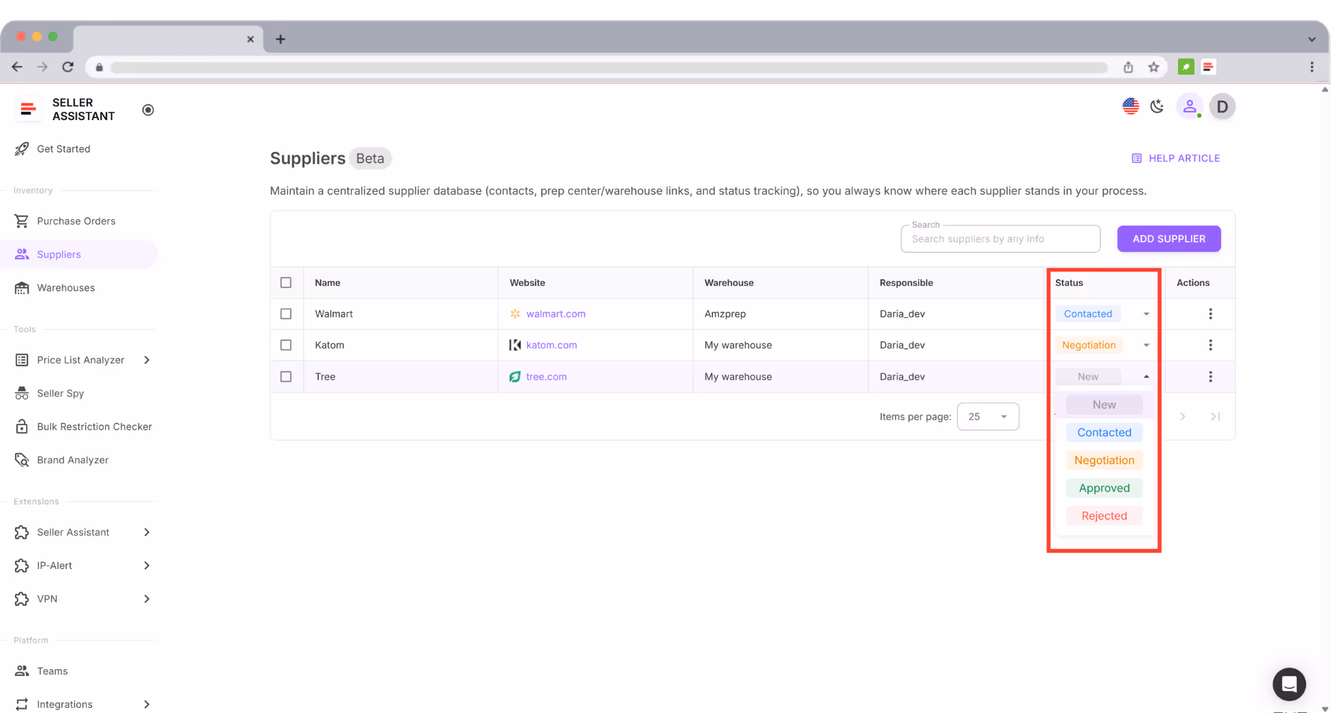 Busque y filtre al instante