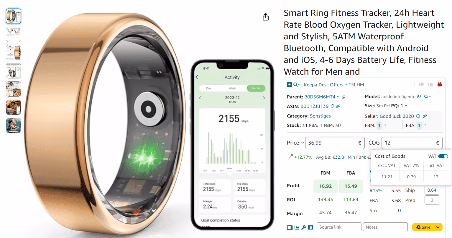 Apply the VAT scheme you use with Seller Assistant VAT Calculator