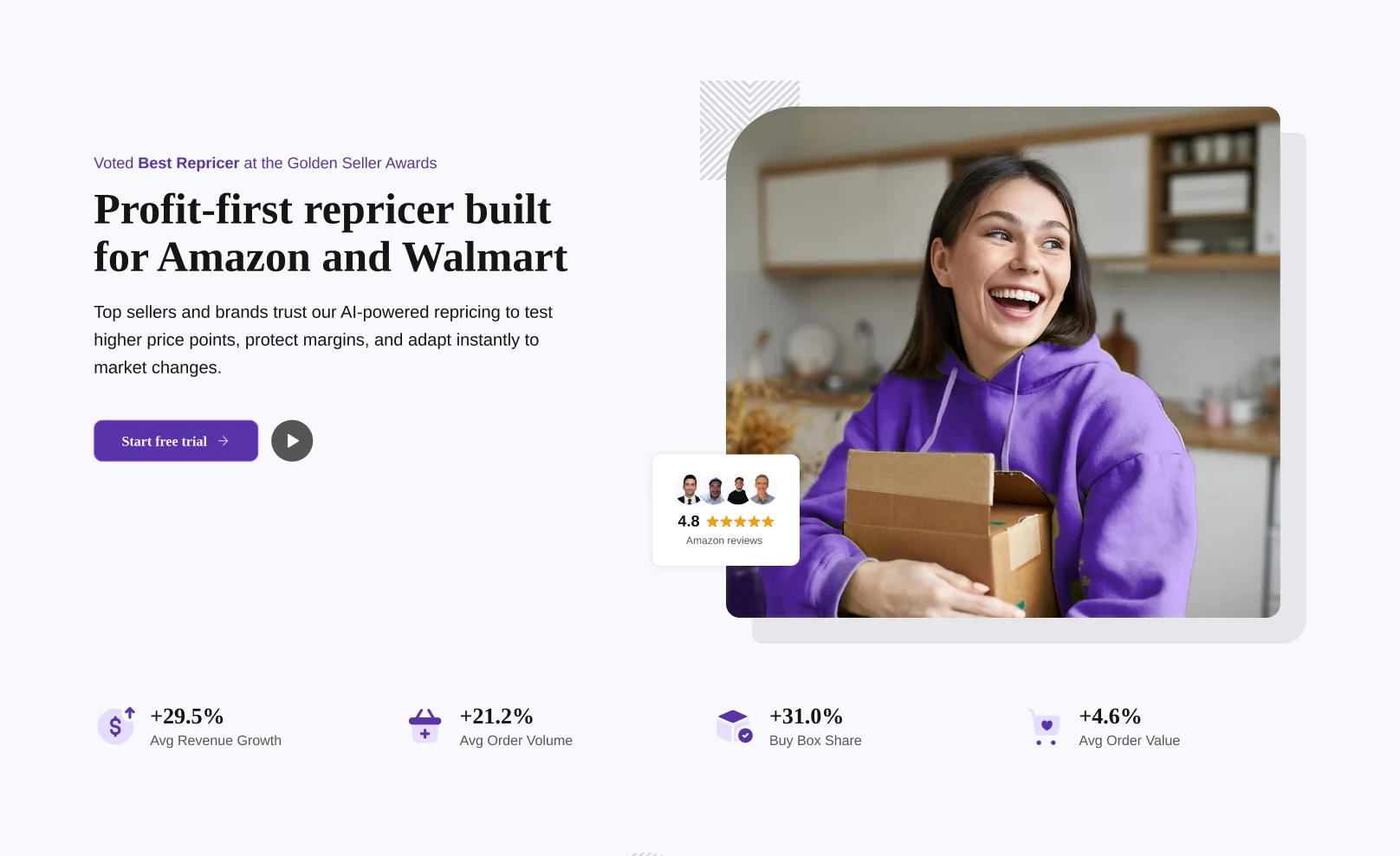 Página de inicio del sitio web de Flashpricer