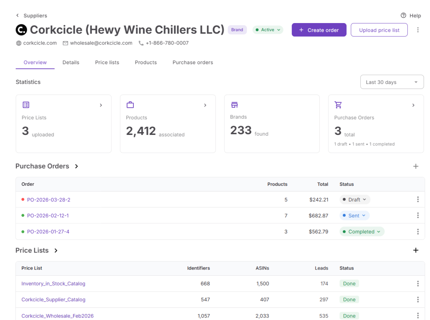 Every supplier, one place